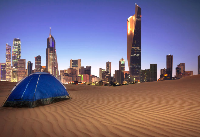 Dubai in February with comfortable weather for outdoor activities