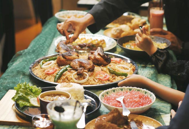 Traditional halal food and restaurants in Dubai