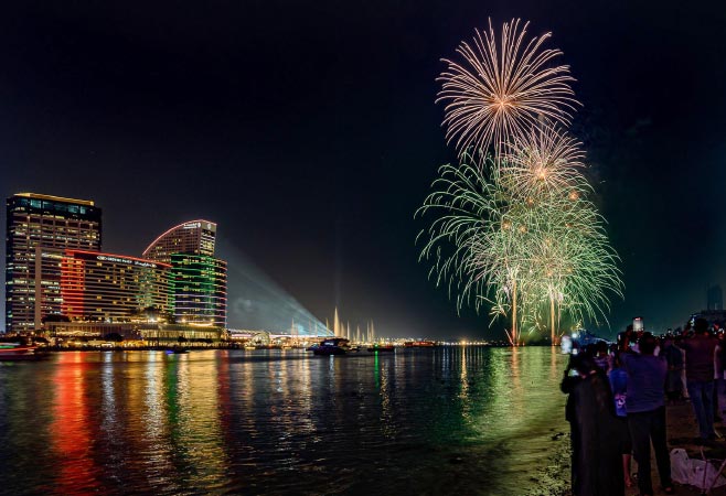 New Year's Eve in Dubai with a yacht celebration at Dubai Harbour