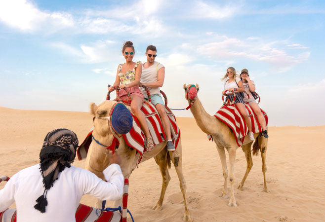 Desert safari experience in Dubai in February