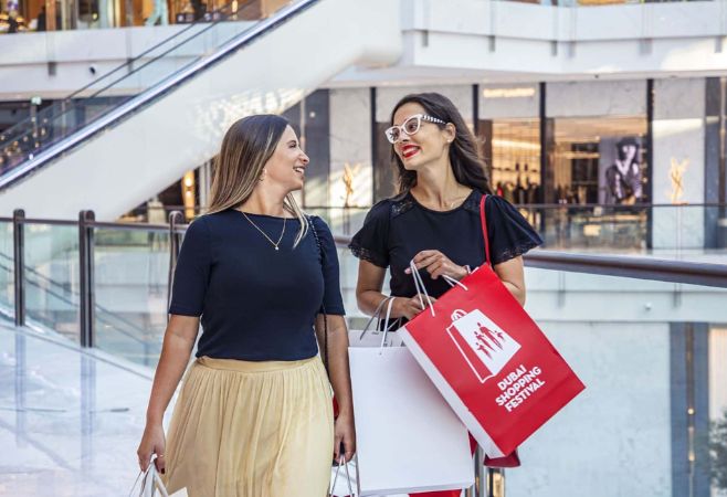 Shopping at the Dubai Shopping Festival is a great experience for visitors Shopping at the Dubai Shopping Festival is a great experience for visitors
